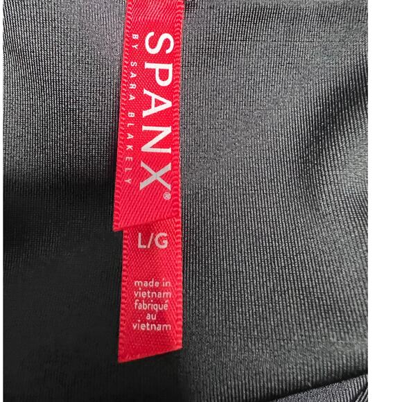 Spanx Faux Leather Leggings in Black Size Large Style 2437 Retail $98 - Picture 3 of 8